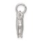 Sterling Silver Moose Charm Jewelry Animal Pendant 17mm x 16mm